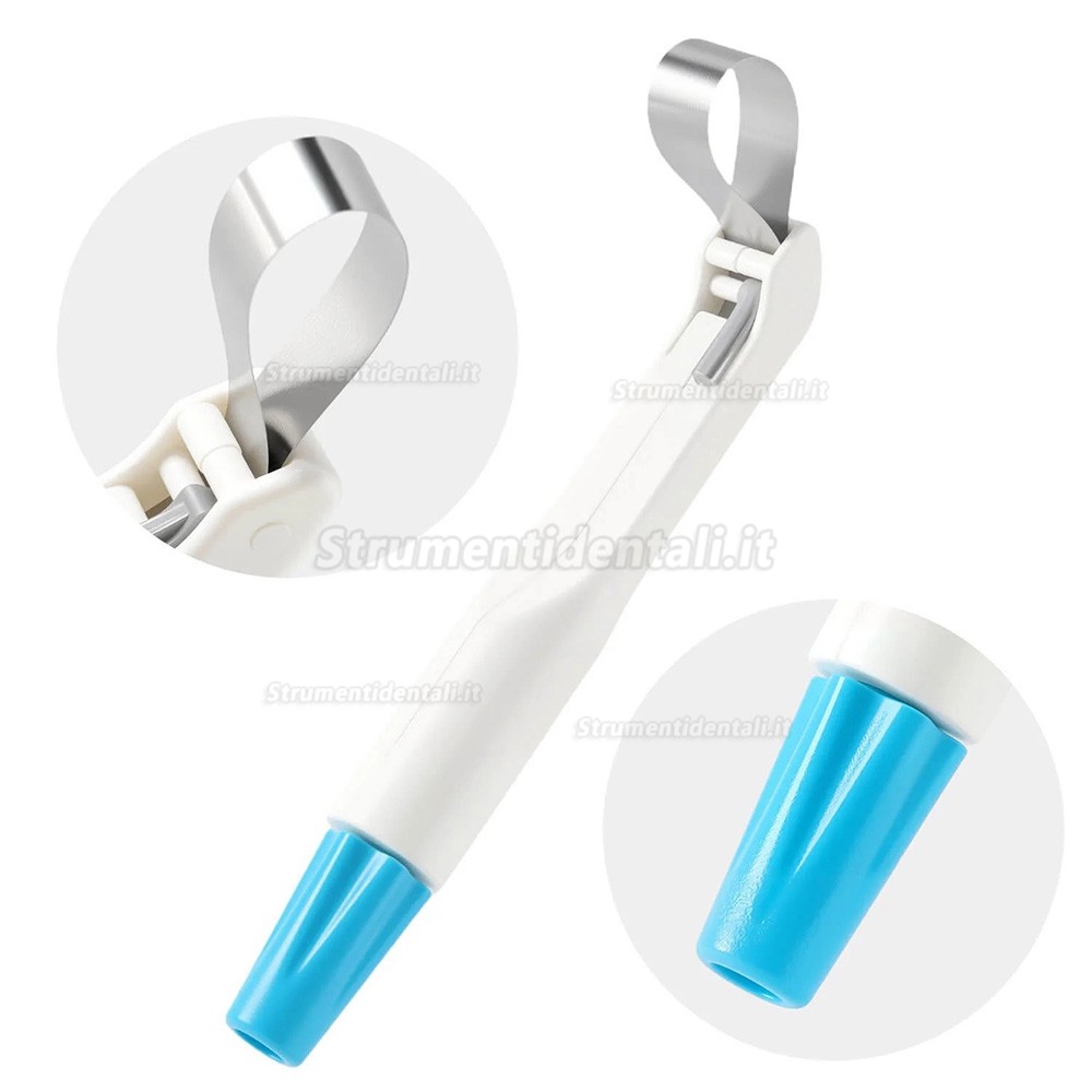 10 pezzi di matrice trasparente per il contorno dentale, strumento di contorno prossimale regolabile 6 mm/4,5 mm